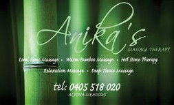 Anikas Massage Therapy - Accommodation Melbourne 0