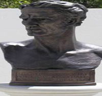 Adam Lindsay Gordon Bronze Bust - Accommodation Melbourne
