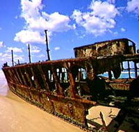 Maheno Shipwreck - Accommodation Melbourne