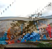 Willans Hill Water Tower Mural - Accommodation Melbourne