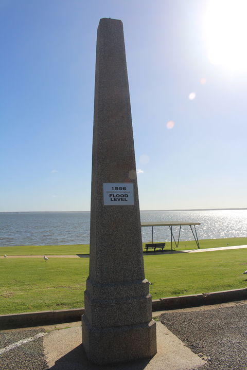 1956 Flood Marker - Accommodation Melbourne 0
