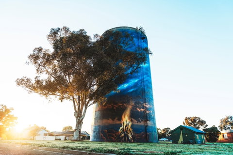 Deniliquin Water Tower Mural - Accommodation Melbourne 1