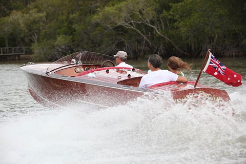 Noosa River Cruise For 2 People On A Classic Mahogany Speed Boat - 90 Min. - Accommodation Melbourne 0