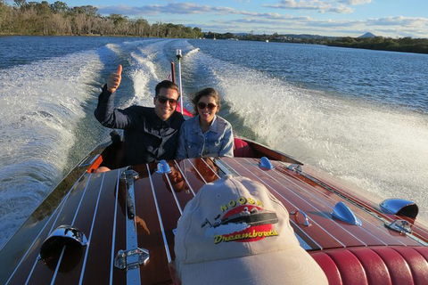 Noosa River Cruise For 2 People On A Classic Mahogany Speed Boat - 90 Min. - Accommodation Melbourne 11