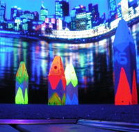 Family Fun Centres Black Light Mini Golf - Accommodation Melbourne