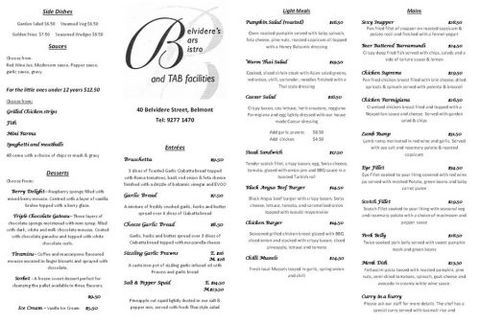 Belvideres Bar & Bistro - Accommodation Melbourne 4