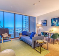 Flying views over the CBD - Accommodation Melbourne