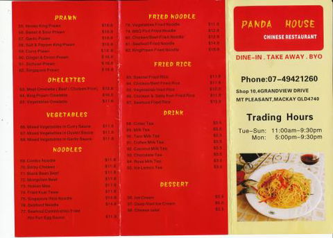 Panda House Chinese Restaurant - Accommodation Melbourne 1