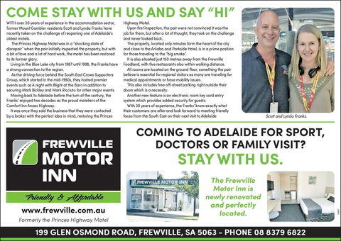 Frewville Motor Inn - Accommodation Melbourne 7