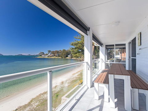 Sunrise Waters', 2/63 Soldiers Point Road - Stunning Waterfront Property - Accommodation Melbourne 0