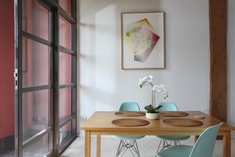 Warehouse Apartment With Balcony In Trendy Area - Accommodation Melbourne 1