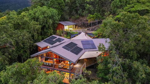 Rainforest Treehouse Sanctuary - With Ocean Views - Accommodation Melbourne 0