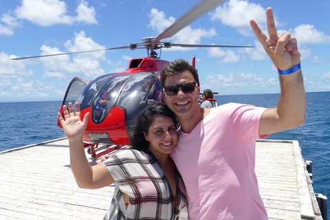 Full Day Reef Cruise Including 10 Minute Heli Scenic Flight: Get High Package - Melbourne 4u 0
