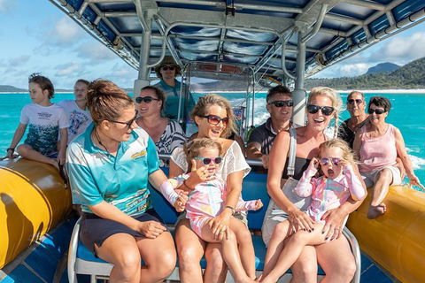 Ocean Rafting Tour To Whitehaven Beach, Hill Inlet Lookout & Top Snorkel Spots - Accommodation Melbourne 3